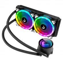 Water Cooler Gamer Rise Mode, 240mm, AMD/Intel, Preto - RM-WC-AB-240 Water Cooler Gamer Rise Mode, 240mm, AMD/Intel, Preto - RM-WC-AB-240