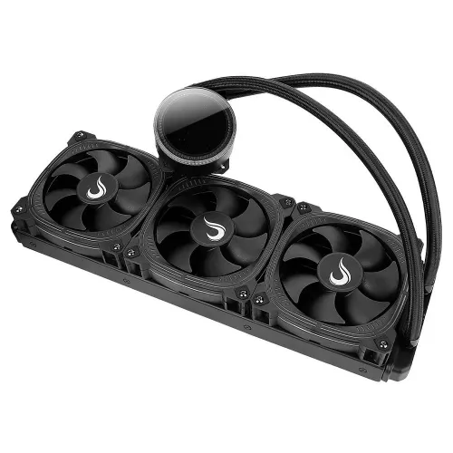 Water Cooler Rise Mode Aura Ice Black, ARGB, 360mm, AMD/Intel, Preto - RM-WAIB-06-ARGB